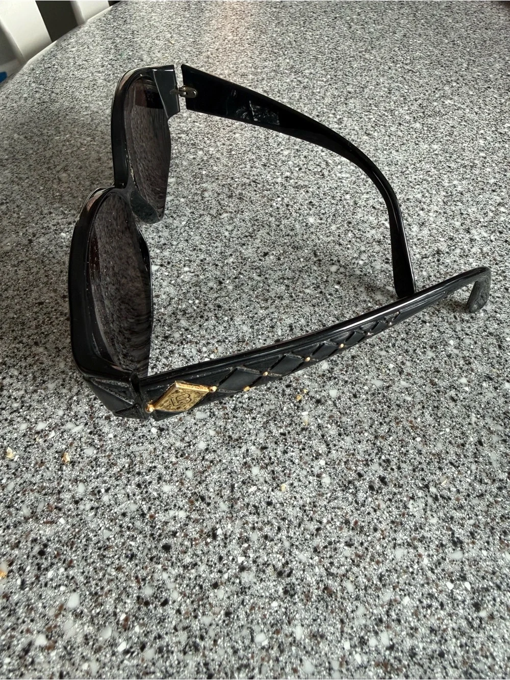 Laura Biagiotti Black Women’s Sunglasses - prescription lens